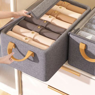 boite de rangement tissu │ transpacouve - rangement simple