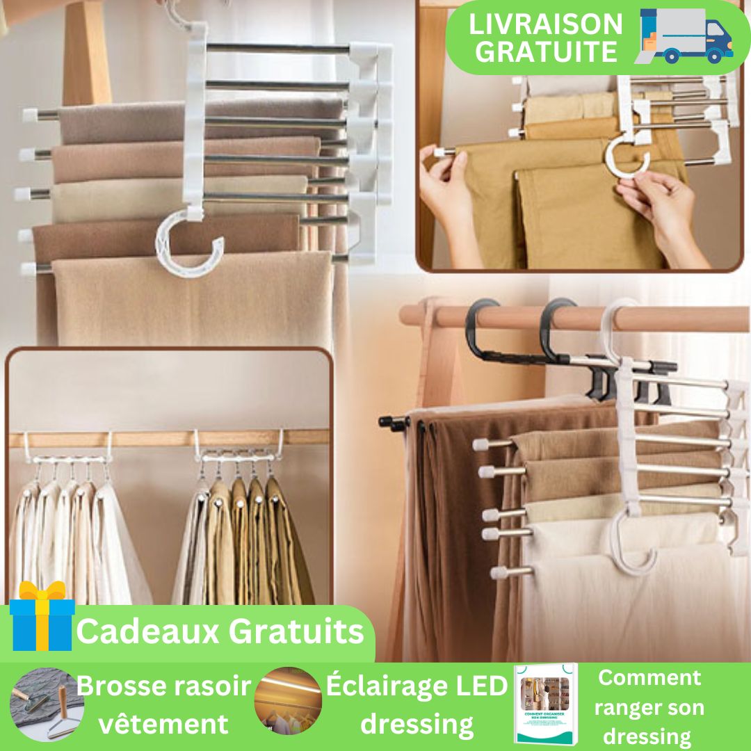 CINTRE PANTALON │EASYHANGER™ - rangement simple